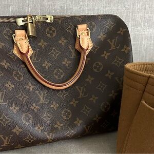 Authentic Louis Vuitton Brown Monogram Handbag
